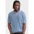 Redefined Rebel regular polo blauw gebreid