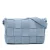 Vooraf bezette Denim Intrecciato Cassette Crossbody