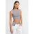 Mouwloze Crop Top In Katoenen Jersey