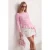 TRENDYOLMİLLA Dames Roze Effen Lang Getailleerd Blouses
