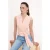 TRENDYOLMİLLA Dames Roze Effen Mouwloos Regular fit Blouses