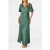 Forever New Chelsea Flutter Sleeves Satin Maxi Dress Burning Sage