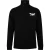 Castore Unisex Volwassen Fleece Rugby Sweatshirt met Kwart Ritssluiting (Zwart)