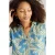 White Stuff Blake Linen Tunic Blue Print