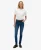 Skinny Jeans van Biologisch Katoen met Middelhoge Taille Blue