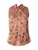 Noella Blouse ‘Lucinda’  bruin / pastelrood