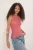 TRENDYOLMİLLA Dames Rood Geruit Mouwloos Getailleerd Blouses