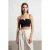 Korte Fitted Vest Met Hartvormige Halslijn