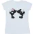 Disney Dames/Dames Mickey Minnie Kiss Silhouet Katoenen T-Shirt (Wit)
