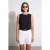 Dames Crepe Geweven Vest