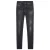 Diesel Sleenker vernietigde versterkte denim zwarte skinny jeans
