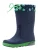 BECK Regenlaarzen ‘Blinking Flummies’  navy / lichtblauw / groen
