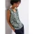 Blousetop met print en ruches