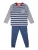 Sanetta Nachtkledij  navy / grijs gemêleerd / rood