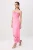 TRENDYOLMİLLA Dames Roze Effen Maxi Mouwloos Recht Jurken