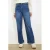 LOLALIZA high waist wide leg jeans medium blue denim