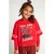 LOOXS little oversized longsleeve met tekst – rood