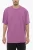 Effen T-shirt met ronde hals in violet