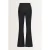Claudia Sträter travelstof flared high waist flared broek zwart