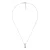 Orphelia Dames 925 Sterling Zilveren Ketting met Hanger – Zilver/Roze ZH-4833