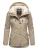 Marikoo dames winterjas met teddyfleece voering & capuchon