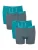SLOGGI Boxershorts ‘Start’  turquoise / grijs