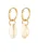 ELLI Oorbellen  goud / natuurwit
