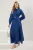 Trendyol Modest Dames Blauw Effen Maxi Lang Zakelijk Blousejurk Modest Jurken