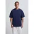Vänner oversized T-shirt met backprint donkerblauw
