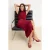 TRENDYOLMİLLA Dames Bordeaux Effen Maxi Mouwloos Stijlvol/Avond Bodycon Jurken