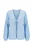 MIAMODA Gebreid vest  cyaan blauw
