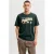 JACK & JONES ESSENTIALS regular fit T-shirt met print – donkergroen