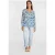 Rich & Royal Printed V-neck Blouse Arctic Blue