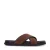 Manfield suède slippers bruin