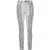 Urban Classics Ladies Animal Stretch Twill Skinny Pants Offwhite Snake