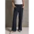 Jersey broek met split