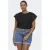 ONLY CARMAKOMA top zwart broderie