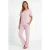 Ted Baker Meadow Jersey Traditional Pj Set Rose Shadow