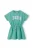 MINOTI Jurk  groen / wit