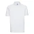Russell Heren 100% Katoenen Korte Mouw Poloshirt (Wit)