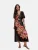 Friends Like These Jurk  beige / rosa / rood / zwart