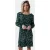 Colourful Rebel Tina Sequins Straight Dress Ls Scarab Green