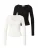 studioselect Shirt ‘Bianca’  zwart / wit