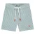 Babyface regular waist gestreepte casual short met textuur lichtgroen