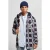 Urban Classics Hooded Polar Fleece Overshirt Midnightnavy/red