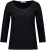 Bomont T-shirt Rond neck lurex 3/4 Zwart dames