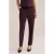 tapered pantalon – donkerpaars