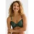 BEACHWAVE voorgevormde beugel bikinitop met textuur groen