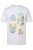 Men Plus Shirt  beige / blauw / wit