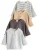 Next Shirt  camel / chocoladebruin / lichtgrijs / wit